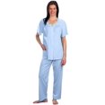 thumbnail image 1 of Velrose Lingerie Shadowline Ensemble de Pyjama à Manches Courtes Boutonné 76280/76280X, 1 of 3