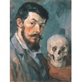 thumbnail image 1 of Qisvanset Man Holding Skull Canvas Print 12x16 Inch Gallery Wall Art, 1 of 8