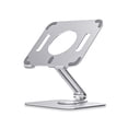 thumbnail image 1 of Xingzhi Support Pliable pour Tablette, Hauteur Réglable Multi-angle, Support en Alliage d'Aluminium, Support de Bureau à Domicile Mains Libres pour Portable, Cadeaux, Argent, 1 of 9