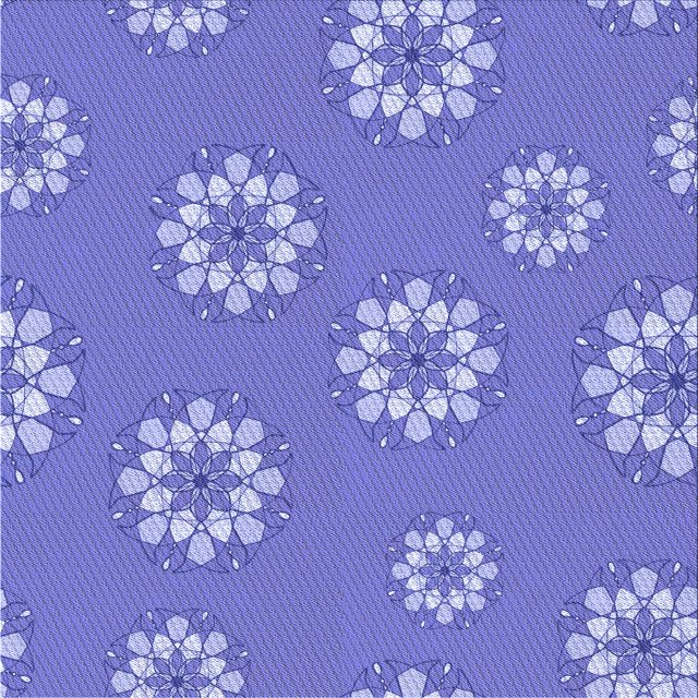 Ahgly Company Machine Washable Indoor Square Transitional Purple Mimosa Purple Area Rugs, 5' Square