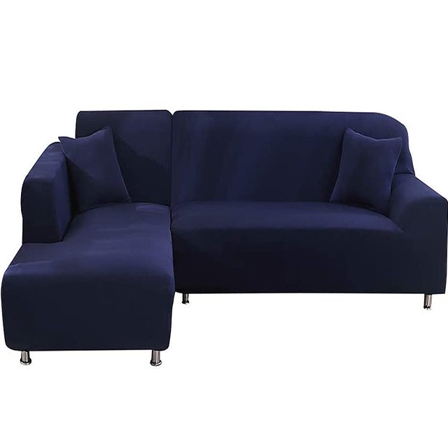 Moonsaad Stretch Couch Slipcovers, Sectional L-Shape Corner Sofa Covers, 1/2/3Seats Sofa Protector Covers