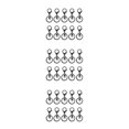 thumbnail image 1 of Ruiboury 10pack/lot Carabiners Lobster Claw For Keychain - Strong And Functional Accessories For Easy Key Swimming black 3Set, 1 of 6