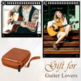 thumbnail image 3 of PU & EVA Guitar Pick Holder Storage Pouch, Portable Case with Zipper for 50+ Picks, Tuner & Small Musical Accessories, 3 of 4