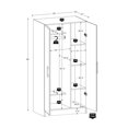 thumbnail image 3 of Prepac Elite Wardrobe Cabinet with Storage, 3 of 9
