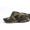 thumbnail image 3 of ORUYROP Classic Cotton Flat Top Military Cadet Cap,Army Hat, 3 of 7