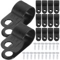 thumbnail image 2 of 200 pcs Cable Clips Cord Management Clips Electrical Wire Clips Wall Cord Clips with Screws, 2 of 8