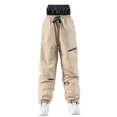 thumbnail image 1 of Tidyack,Insulated Ski Pants, Windproof Snowboard Pants, Waterproof Breathable, Men's Large Size, Dual-Layer Design, For Skiing Snowboarding, High-Performance Outdoors Gear, Durable Nylon Lining,, 1 of 9
