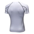 thumbnail image 3 of Yuyuzo Mens T-Shirts Short Sleeve Workout Gym Quick Drying Sports Base Layer Athletic Compression Shirts, 3 of 3