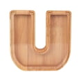 thumbnail image 1 of Birdeem Personalized Wooden Name Money Box Wooden Deposit Box Twenty Six English Letters, 1 of 1