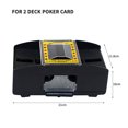 thumbnail image 3 of Yeacher Automatic Card Shuffler Electric Shuffler Battery-Operated Card Game Tool 2 Deck Poker Card Shuffling, 3 of 8