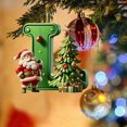 thumbnail image 3 of Nilvkv 26 Letters Christmas Tree Decoration Pendant Christmas Tree Ornaments Personalized DIY Christmas Ornaments Christmas Decoration Xmas Tree Hanging Decor Feature, 3 of 6