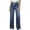 Navy, variant on HUJlwoi Women's Wide Leg Jeans Drawstring High Waisted Loose Stretchy Trousers with Pockets Casual Trendy Denim Pants