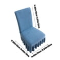 thumbnail image 3 of Big Sale! Removable and Washable Chair Cover, Easy-to-Install Stretch Chair Slipcover for Home, Kitchen, Banquet, and Hotel Chairs, Machine Washable Protector, 3 of 6