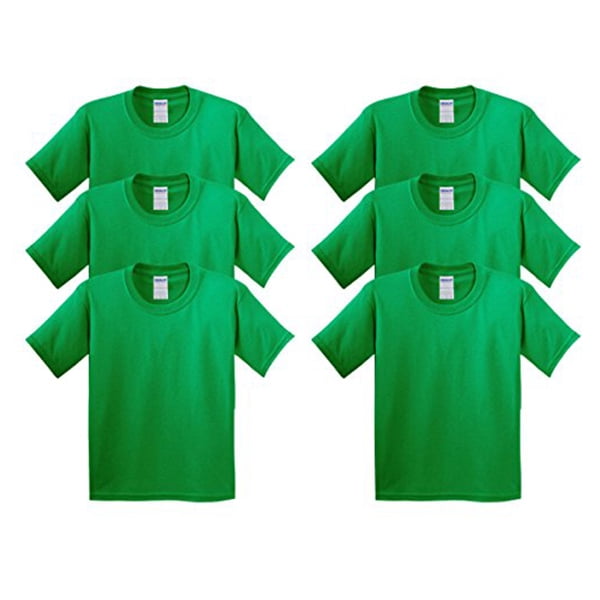 Gildan Men's Heavy Cotton T-Shirt - 5000 (Pack Of 6)