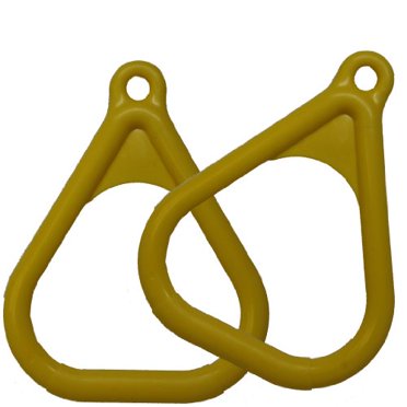 Ensemble Balançoire Anneau Trapèze Ensemble de Jeu Terrain de Jeu Barre Trapèze Gymnase Jungle Barre Singe (Jaune)