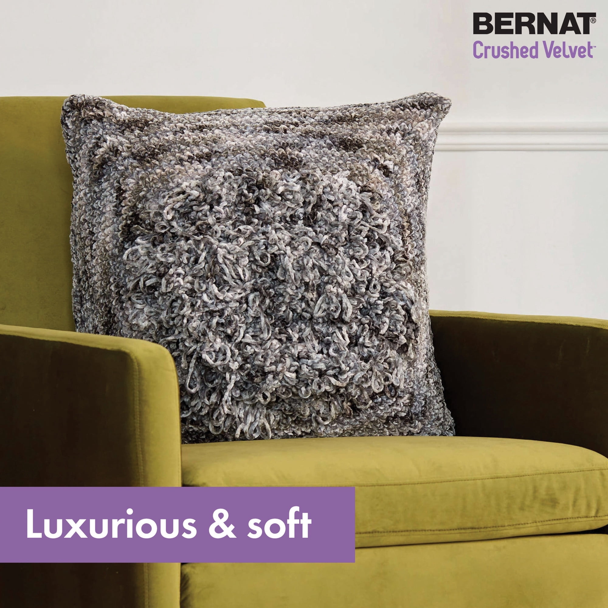 Bernat® Fil Écrasé Velvet™, Polyester #5 Volumineux, 10,5 Oz/300 G, 315 Yards