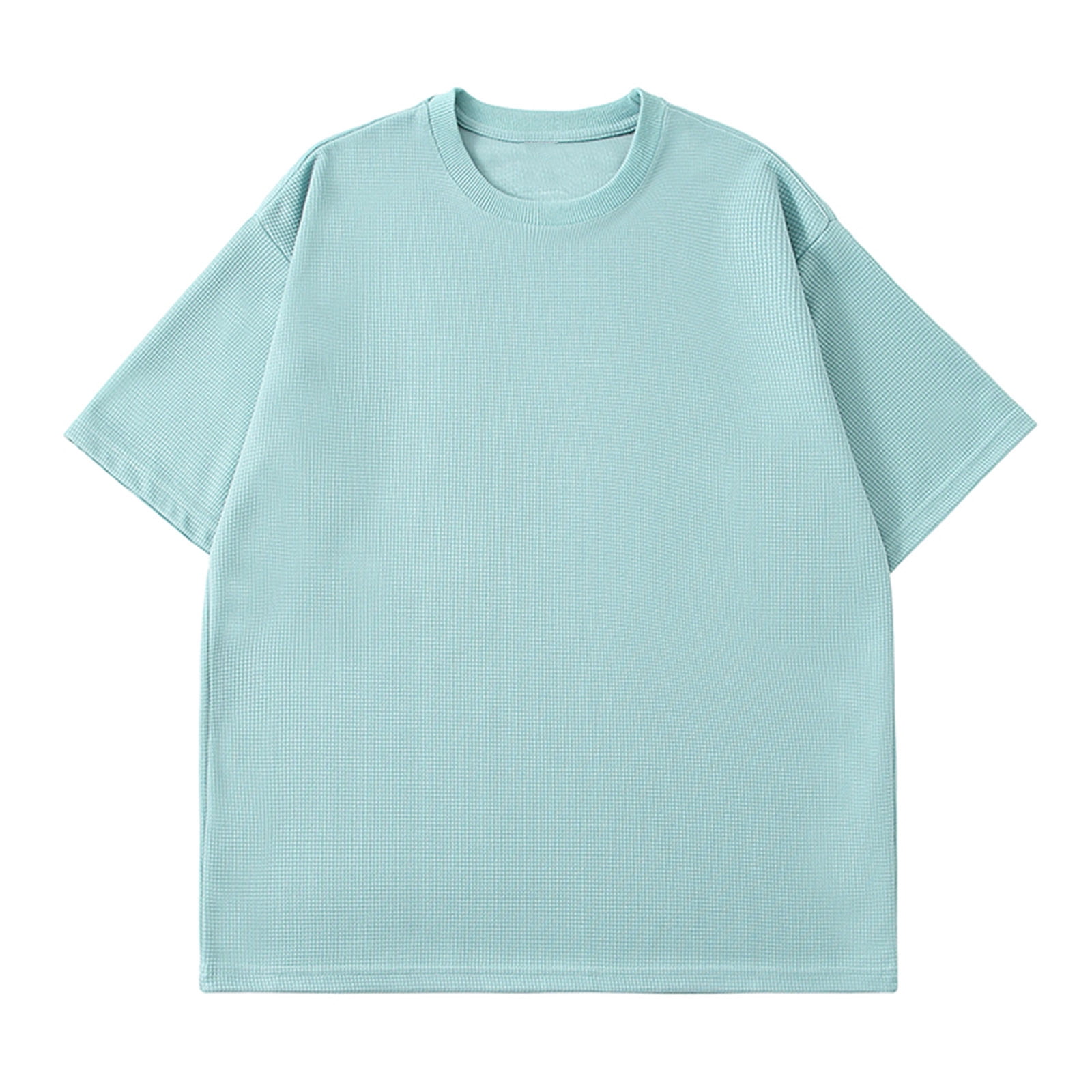 T-shirts pour Hommes à Manches Courtes Homme Uni Mode Décontracté Chandail à Enfiler Col Rond T-Shirt à Manches Courtes Hauts T-Shirts pour Hommes Mode Into the Am T-Shirts pour Hommes T-Shirts pour Hommes Grande Taille