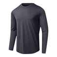 thumbnail image 4 of cllios Men's Sun Protection UPF 50+ Shirts Long Sleeve Running Workout Athletic Gym Shirt UV Swim Fish Rash Guard Hiking, 4 of 8