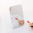 thumbnail image 5 of Desktop Makeup Mirror,Foldable Makeup Mirror Simple Portable Princess Mirror Square Mirror Makeup Mirror Small Mirror with Stand for Women, 5 of 5