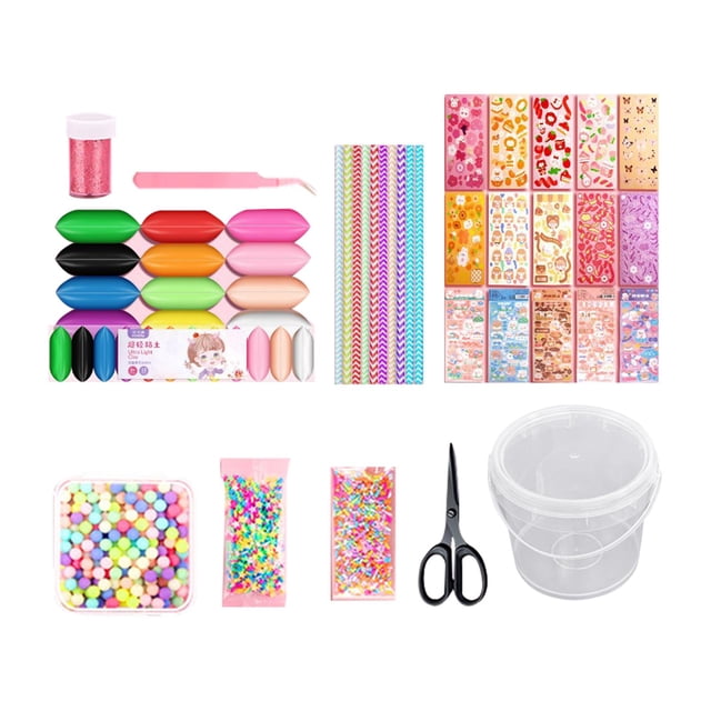 segolike Blow Bubbles Double Sided Tape with s Sequins DIY Crafts Waterproof Creative Transparent Color Handmade Ball Educational Toy for Adults , 49pcs without Tape, 3meters
