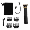 thumbnail image 2 of Hair Clipper Set, Rechargeable Barbers Beard Trimmer Shaver Electric with 4 Lengths Guide Combs for Home Black,Gold, 2 of 7