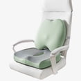 thumbnail image 2 of Cushion Comfort Multifunction Memory Foam Set for Chair and Car with Lumbar Coccyx Back and Gel Cloud Support, 2 of 3