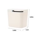 thumbnail image 3 of Chmadoxn Hanging Trash Can With Lid, Kitchen Cabinet Door Hanging Trash Can Cover Cabinet Trash Can Door Hanging Trash Can Under Sink Door Trash Can RV Bathroom kitchen trash can, 3 of 6