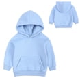 thumbnail image 2 of FAOWME Sweat à Capuche pour Garçons et Filles, Couleur Unie, 2-3 Ans, 2 of 7