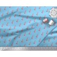thumbnail image 2 of Soimoi Poly Georgette Fabric Dot & Light House Shirting Fabric Prints by Yard 52 Inch Wide, 2 of 3
