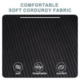 thumbnail image 4 of Noble House Modern Large Modular 2 Seat Sofa, Comfortable Cloud Style Combination Couch for Living Room,Black, 4 of 8
