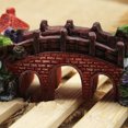 thumbnail image 4 of jesticaly Resin Castle Aquariums Decoration Simulation Turtle Climbing Three Eye Bridge 1Set, 4 of 6