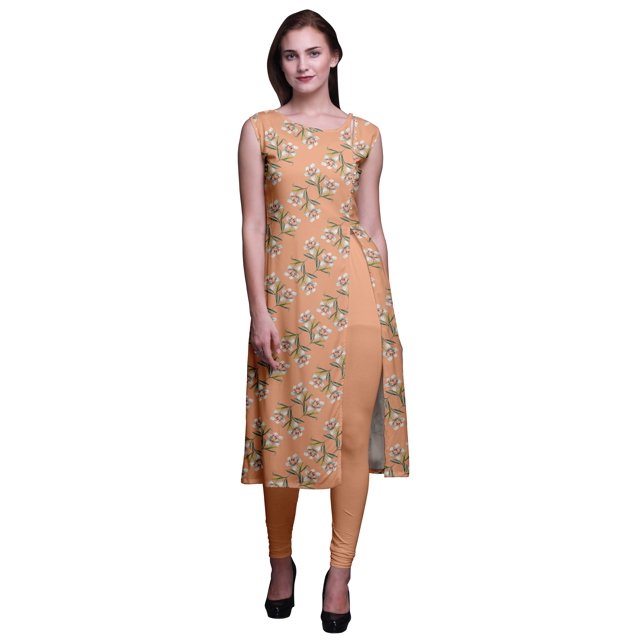 Bimba Kurta Imprimée Tenue d'Été Kurti pour Dames Tunique Droite Hauts Femmes