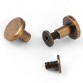 thumbnail image 4 of Brass Rivets, Screw Rivets Leather  Rivet, Flat Rivet Screws Flat Head Rivets, For DIY For Repairing Works, 4 of 8