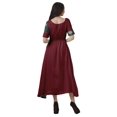 thumbnail image 4 of Moomaya Robe à Encolure Dégagée à Manches Courtes Imprimée avec Cordon à la Taille pour Femmes, 4 of 4