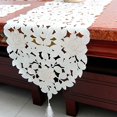thumbnail image 4 of White Table Runner Vintage Embroidered Lace Doilies Mat Wedding Party Home Decor, 4 of 8