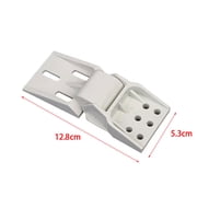 BAOPAI 128mm White Shatterproof Adjustable Folding Chest Freezer Hinge 95-110 Degree Opening Counterbalance for Home Storage and Display