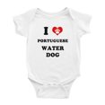 thumbnail image 1 of Je Cœur Chien d'Eau Portugais Drôle Cache-Couche Bébé, 1 of 5