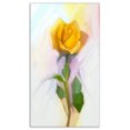 thumbnail image 2 of Design Art - Rose With Green Leaves Painting, 2 of 3