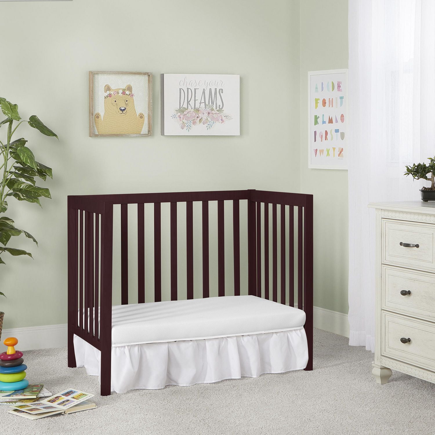 Rêve Sur Moi Edgewood 4-en-1 Convertible Mini Lit