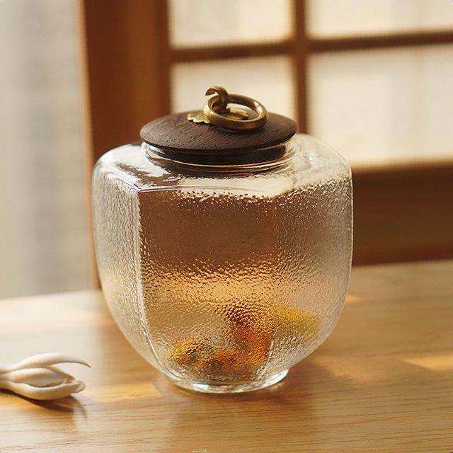 TEHAUX Jars with Lids Sealed Jar Glass for Food Storage 1Pcs
