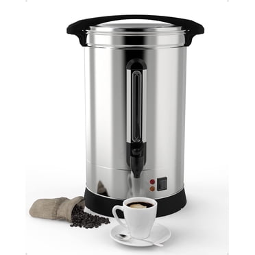 Garvee 120-Cup Coffee Urn, Stainless Steel Hot Water Dispenser, 18L/4.8 Gal