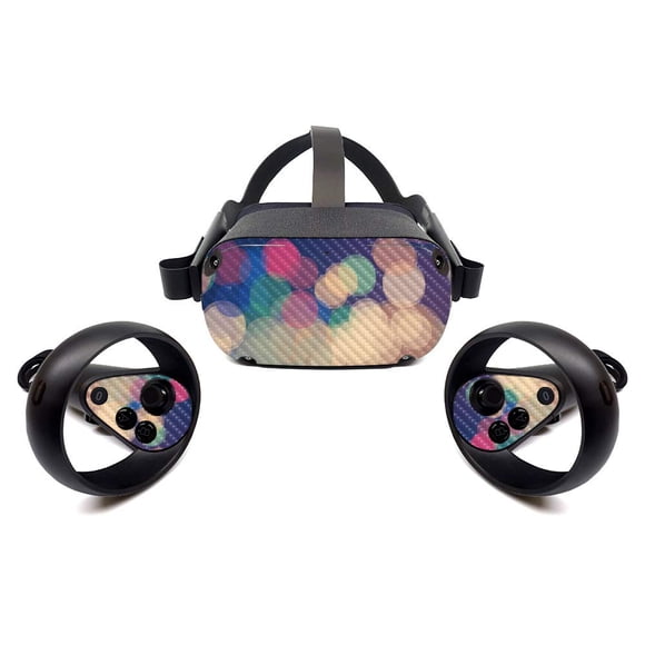 MightySkins Peau en Fibre de Carbone pour Oculus Quest - Focus / Protecteur, Finition Fibre de Carbone Texturée Durable / Facile à Appliquer, Enlever et Changer les Styles / Fabriqué aux États-Unis (CF-OCQU-Focus)
