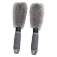 thumbnail image 3 of Tire Clean Brush Car Cleaning Tool 10in Wheel Hub Brush Ergonomic Handle Cleaning Tool For Exhaust Nozzle Engine Compartment, 3 of 8