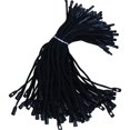 thumbnail image 1 of Muka 1000 Pcs Étiquette Suspendue en Coton Ficelle à Bouton-Pression Épingle Boucle Attache Crochet Attaches Étiquette de Prix pour Vêtements Corde Suspendue Cordon-Cordon-Noir-0,08 Pouces, 1 of 5