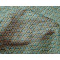 thumbnail image 5 of oneOone Silk Tabby Fabric Triangle Geometric Print Fabric By The Yard 42 Inch Wide, 5 of 5
