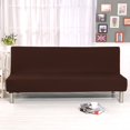 thumbnail image 4 of CHOK 2024 Futon Slipcover Armless Sofa Covers Stretch Sofa Bed Slipcover Protector Elastic (Light Gray Animal), 4 of 8