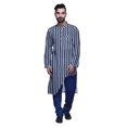 thumbnail image 1 of Atasi Ensemble Kurta Designer pour Garçons Kurta Longue Imprimée Vêtements d'Été, 1 of 4