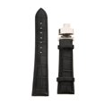 thumbnail image 3 of thinsony Bracelet en Cuir Boucle Déployante Papillon Noir 22mm, 3 of 8