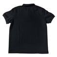 thumbnail image 4 of HVOBTTY Mens Summer Soft Versatile Pullover Casual Fashion Comfortable Solid Color Collared Short Sleeve Loose Breathable Daily Base Layer Shirts Black, XXL, 4 of 4