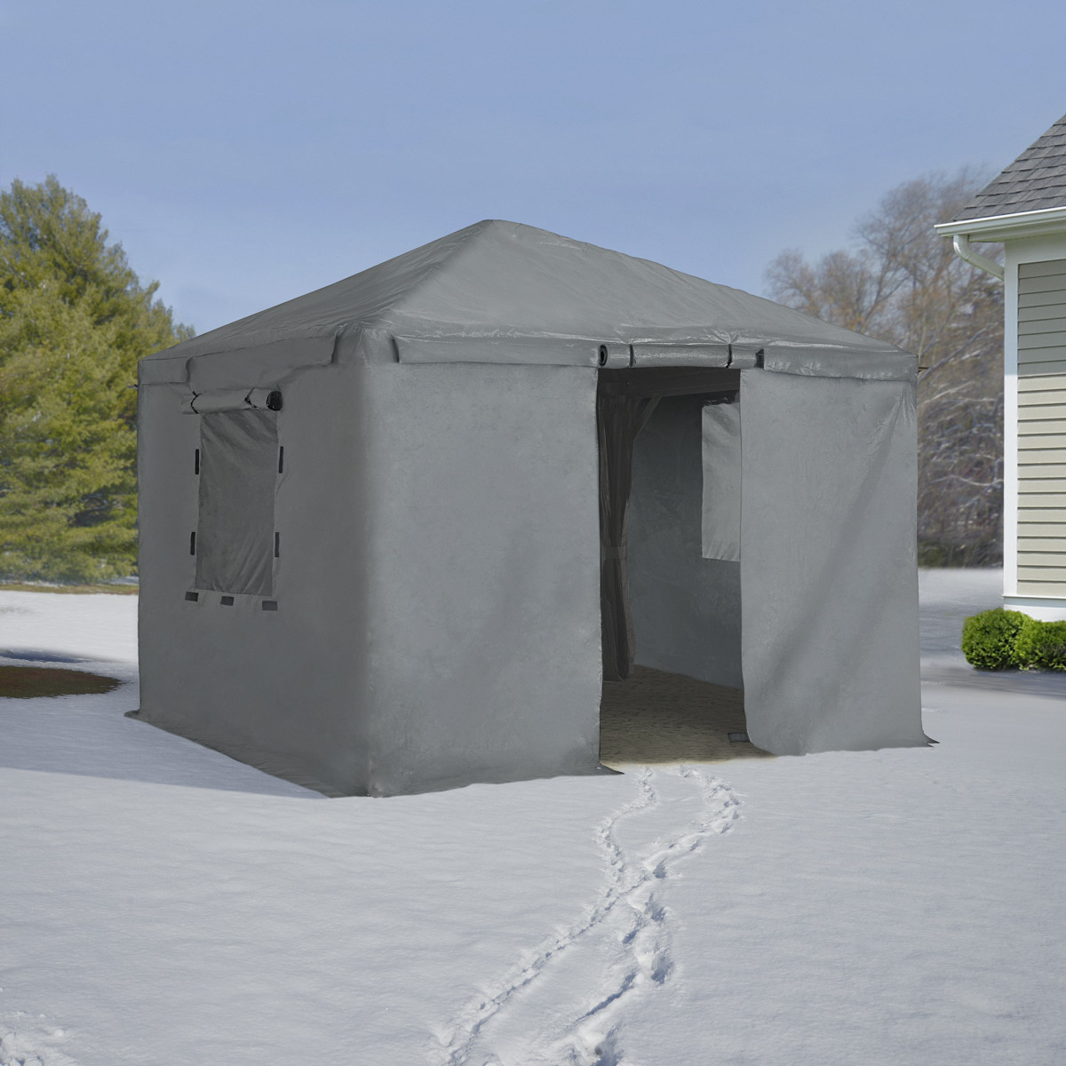 Sojag, toile d'hiver grise Plus pour abri soleil, 12 pi x 12 pi, accessoires pour abris soleil